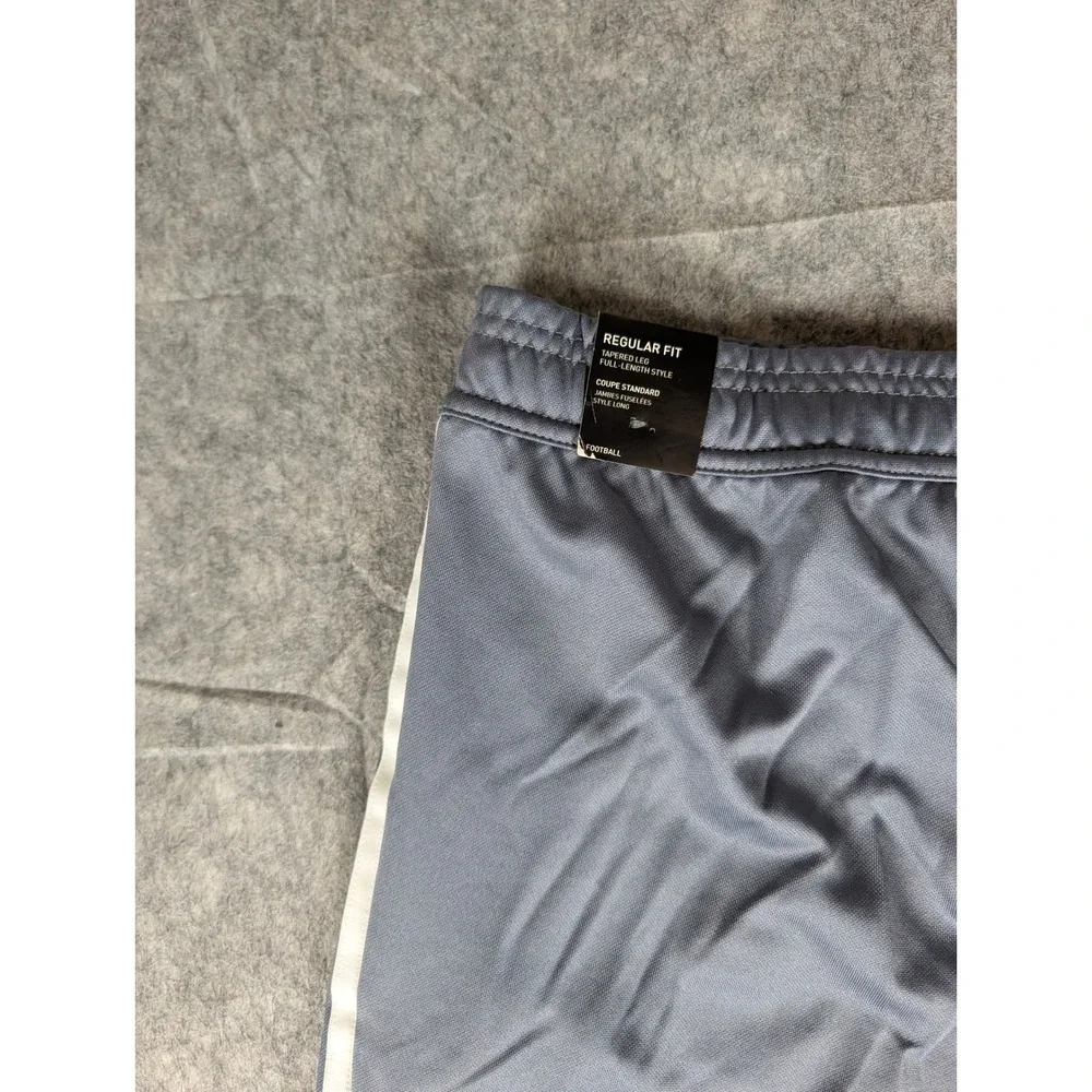 Adidas Aeroready Grey White Striped Track Pants Mens Athletic Activewear New